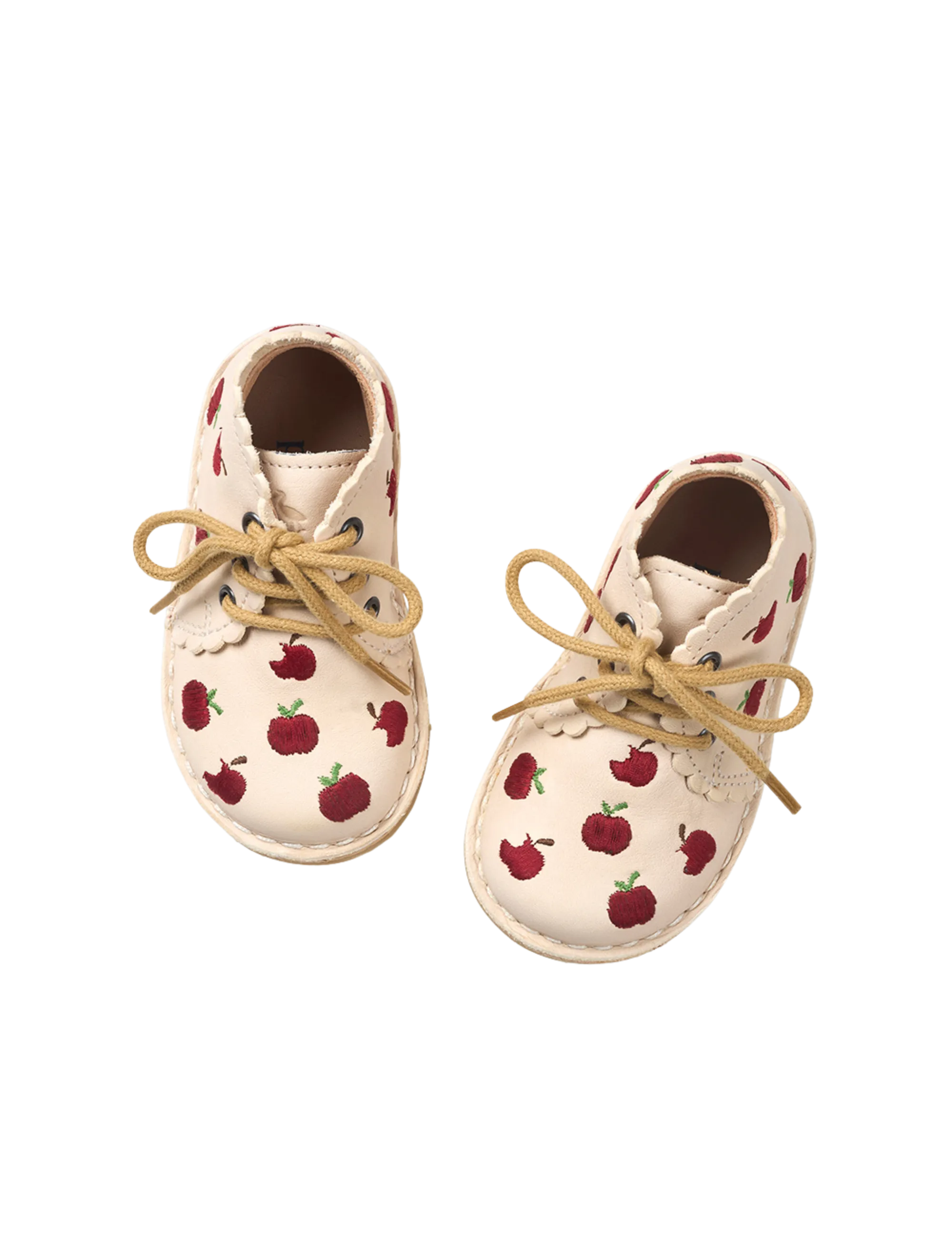 Apple Scallop Boot - Cream