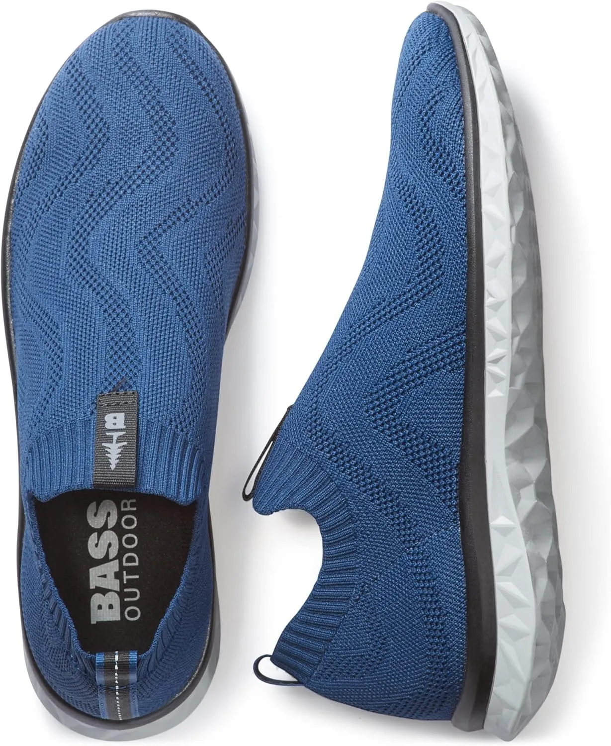 BASS OUTDOOR Men's Hex Knit Pull on Hiking Shoe