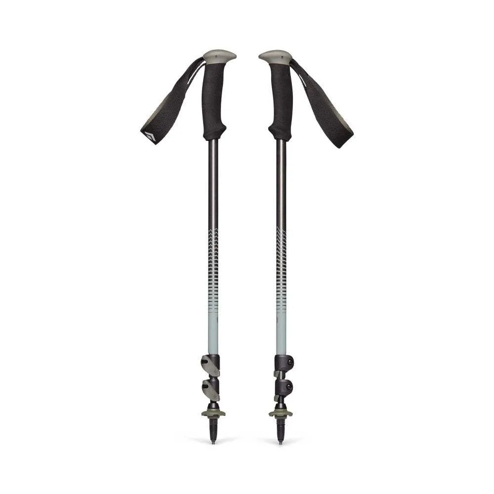 Black Diamond Trail Back Trekking Poles - 140cm | Durable, Lightweight, and Adjustable Hiking Poles for Superior Stability and Comfort