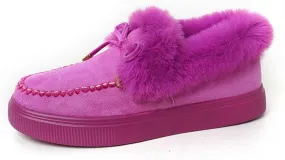 Boots For Women Ankle Booties With Fur Lined Snow Winter Boots Warm Slip On Casual Fashion Comfortable Loafers Shoes