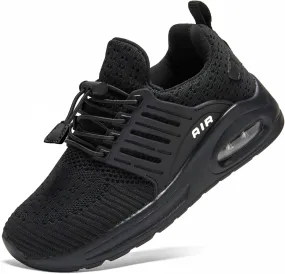 Boy's Fashion Air Running Tennis Shoes Gym Lightweight Slip On Walking Athletic Sneakers