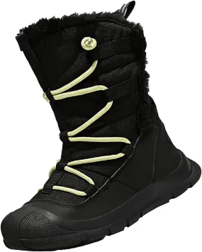 Boys Kids Snow Boots Winter Water-Proof Non Slip Platform Cold Weather Insulated Shoes Outdoor Hiking Sneakers