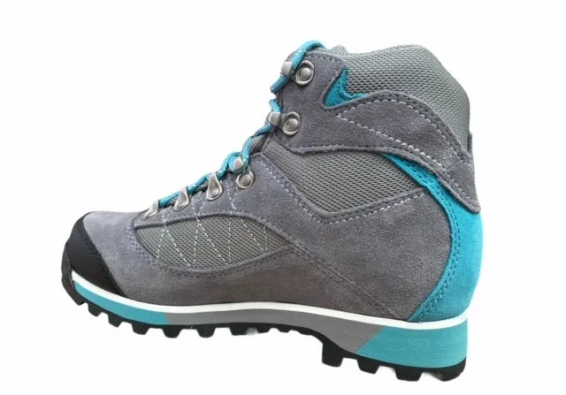 Dolomite scarponcino da trekking da donna Zernez GTX 248116 GG/DTG grigio canna di fucile-verde ottanio