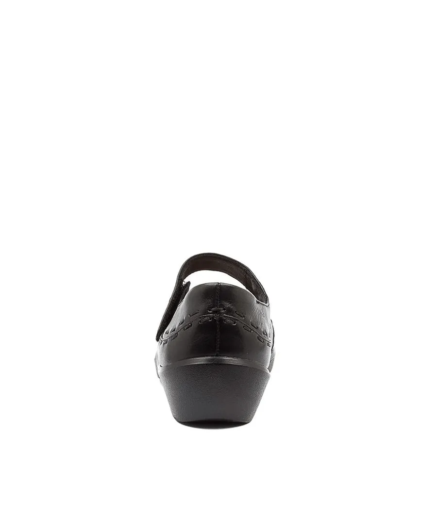 Gummibear | Wide | Leather | Black