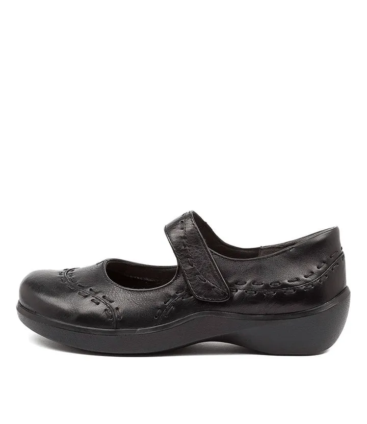 Gummibear | Wide | Leather | Black