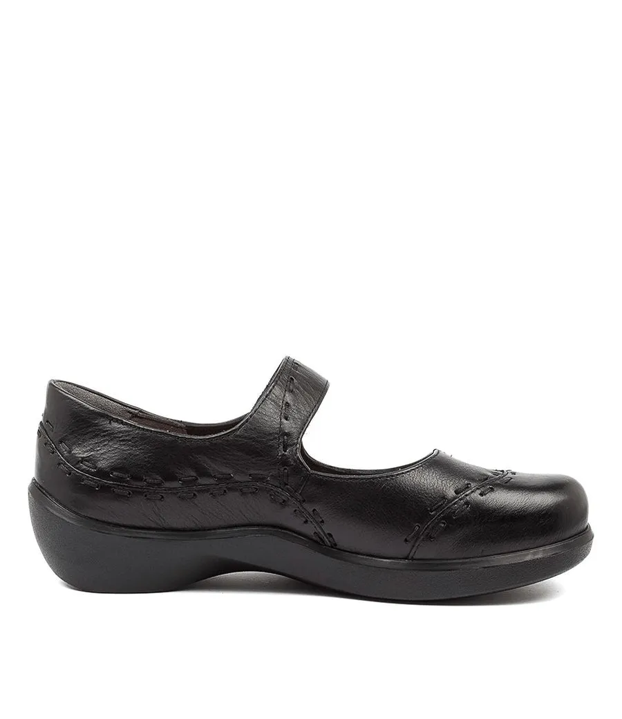 Gummibear | Wide | Leather | Black