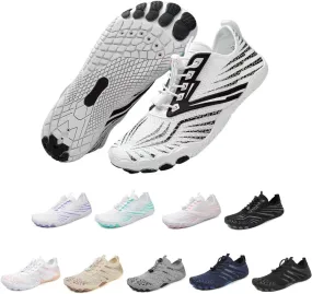 Hike Barefoot Shoes Womens,New Barefoot Footwear, Non-Slip Water Shoes,Breathable & Non-Slip Athletic Footwear,Wide Toe with Hike