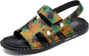 Hopelong Men's Outdoor Hiking Sandals, Beach Slides Waterproof Summer Open Toe Athletic Outdoor Sandal