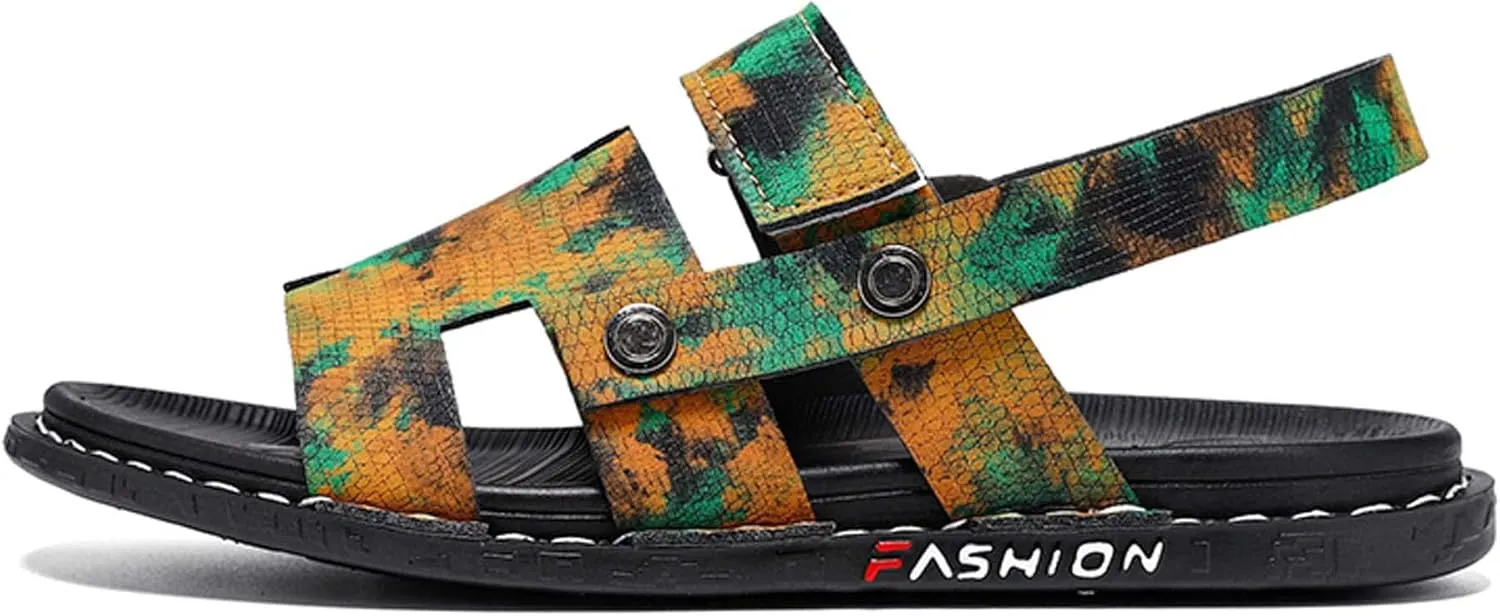 Hopelong Men's Outdoor Hiking Sandals, Beach Slides Waterproof Summer Open Toe Athletic Outdoor Sandal