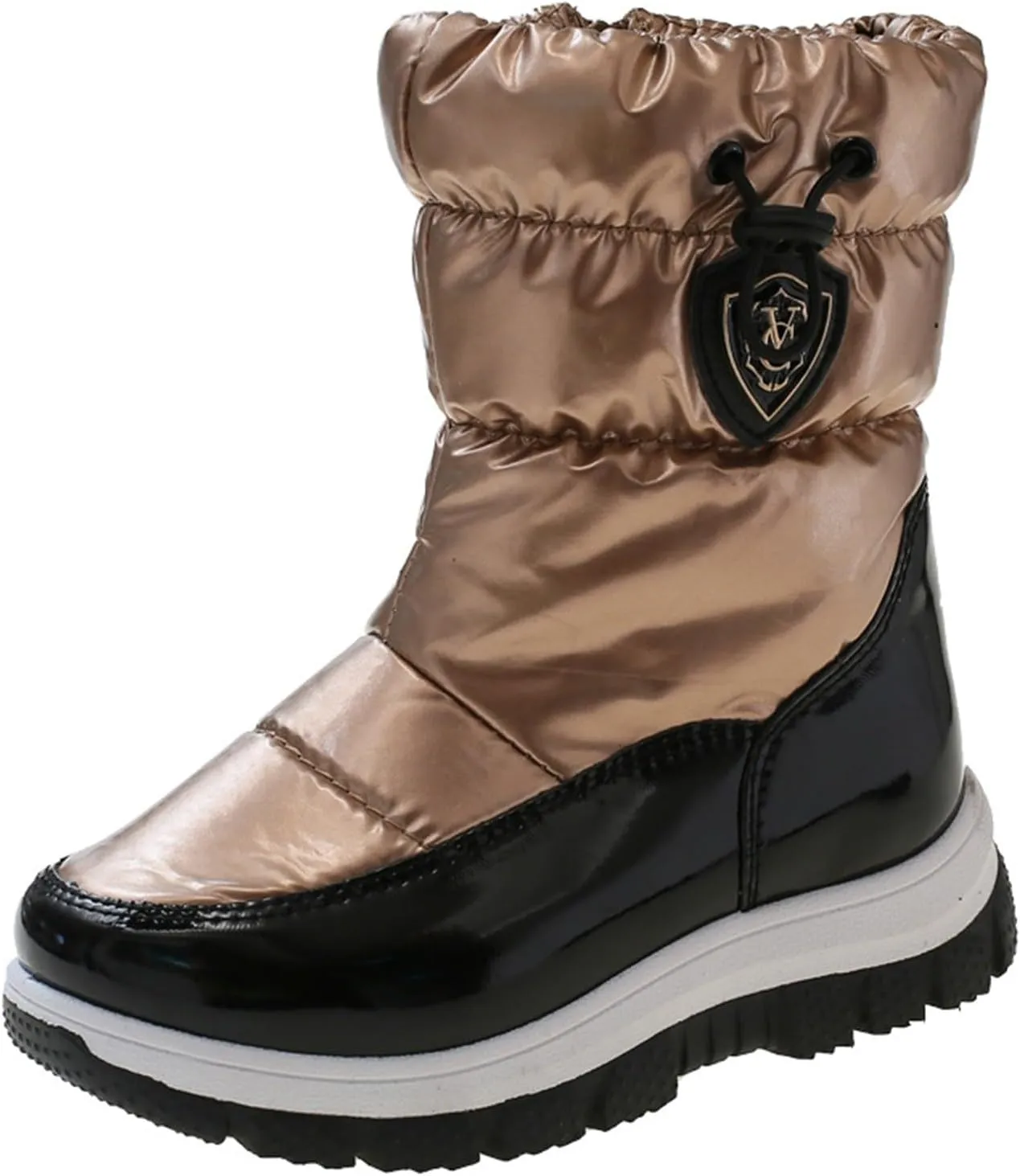 Insulated Snow Boots for Kids Waterroof Winter Comfortable Mid Calf Thicken Warm Outdoor Hiking Sport Sneakers