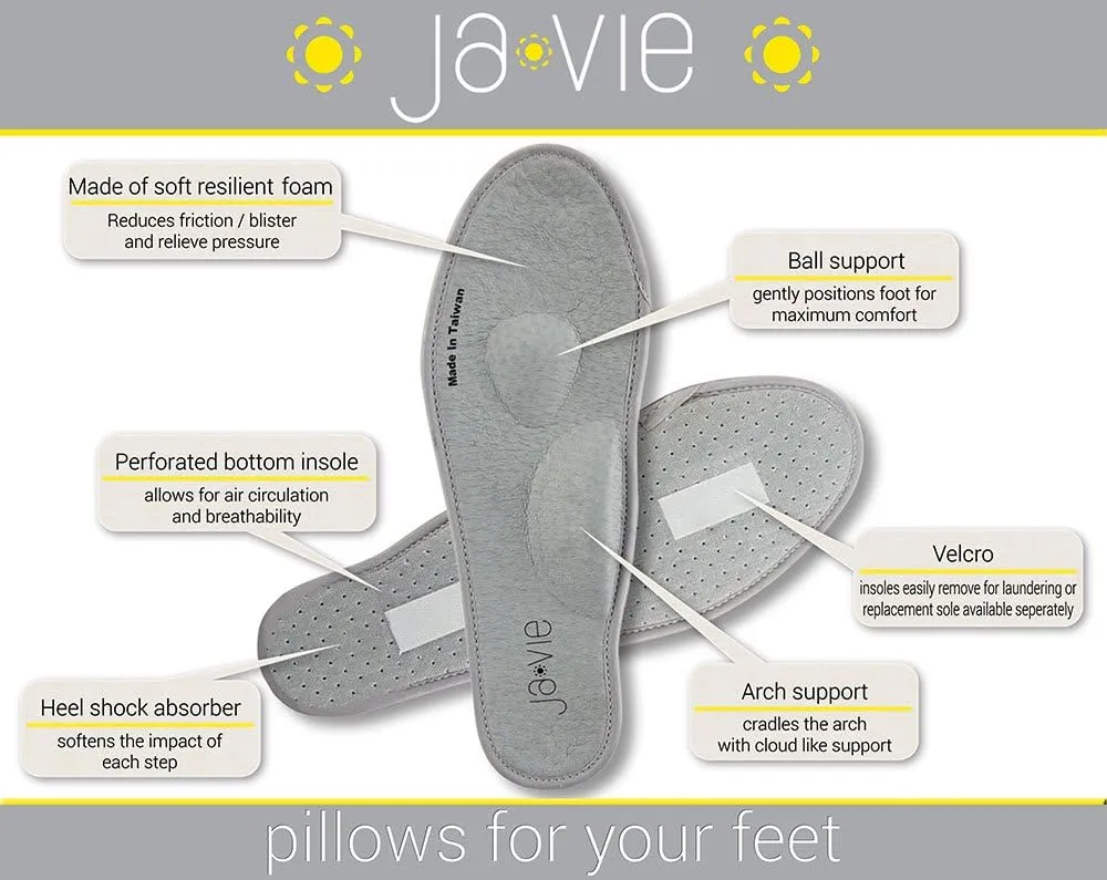 ja vie Walking Shoes for Women Ballet Flats Style for Every Day Wear Driving Walking