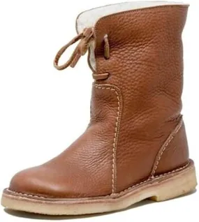 Ladmiple Snow Boots For Women Wide Width Warm Ankle Booties Comfortable Lace Up Outdoor Fur Lined Combat Winter Shoes