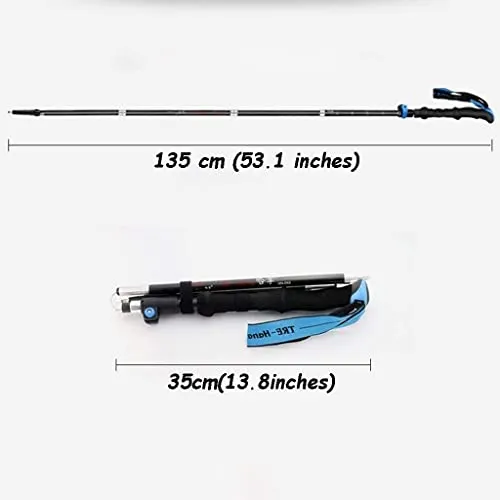 LUYILA Carbon Fiber Trekking Poles – Lightweight Quick Lock
