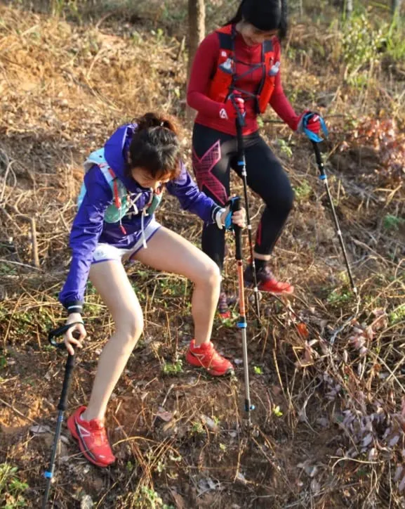 LUYILA Carbon Fiber Trekking Poles – Lightweight Quick Lock