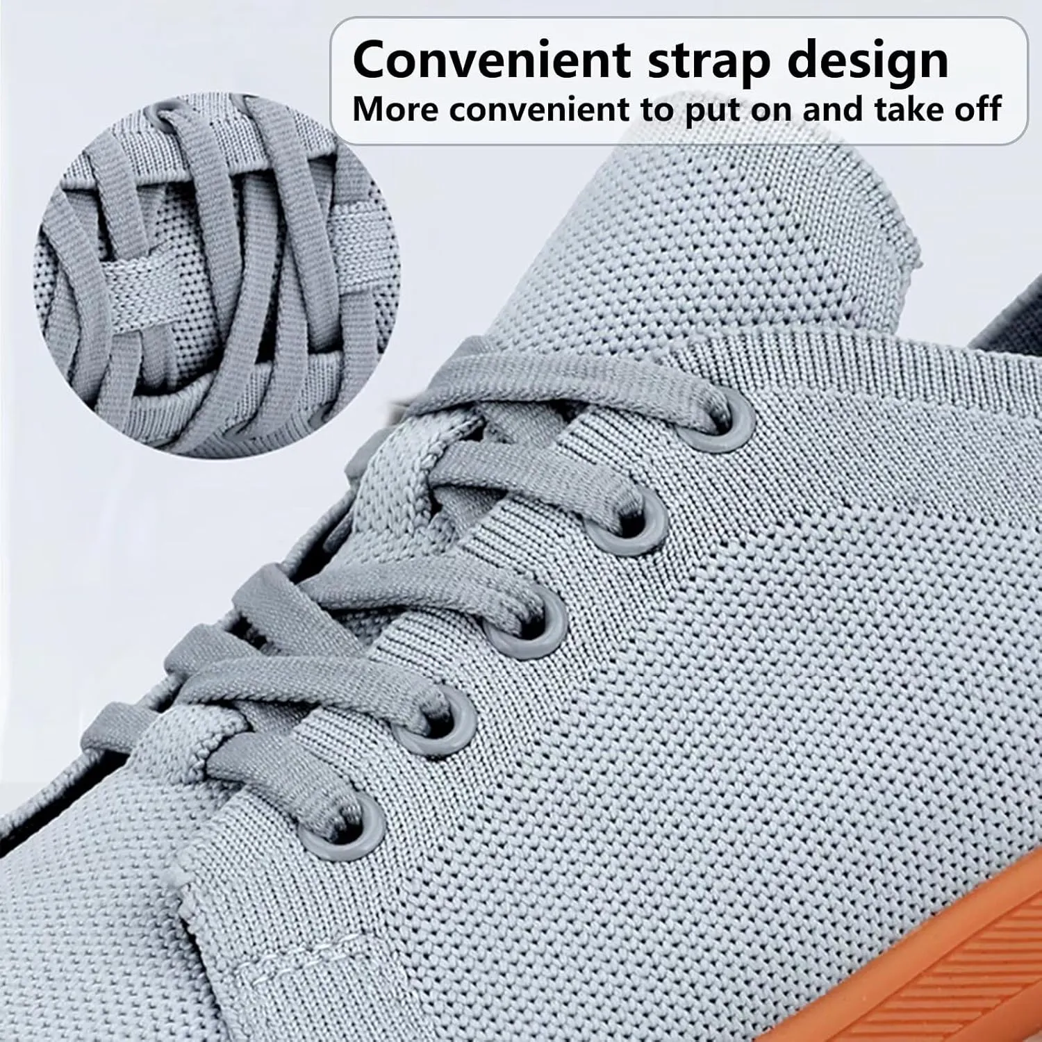 Men's Barefoot Wide Toe Shoes, Minimalist Anti Slip Walking Shoes, Lightweight Off-Road Barefoot Sneakers for Men, Suitable for Daily Wear in Nature Sports and Hiking Trips