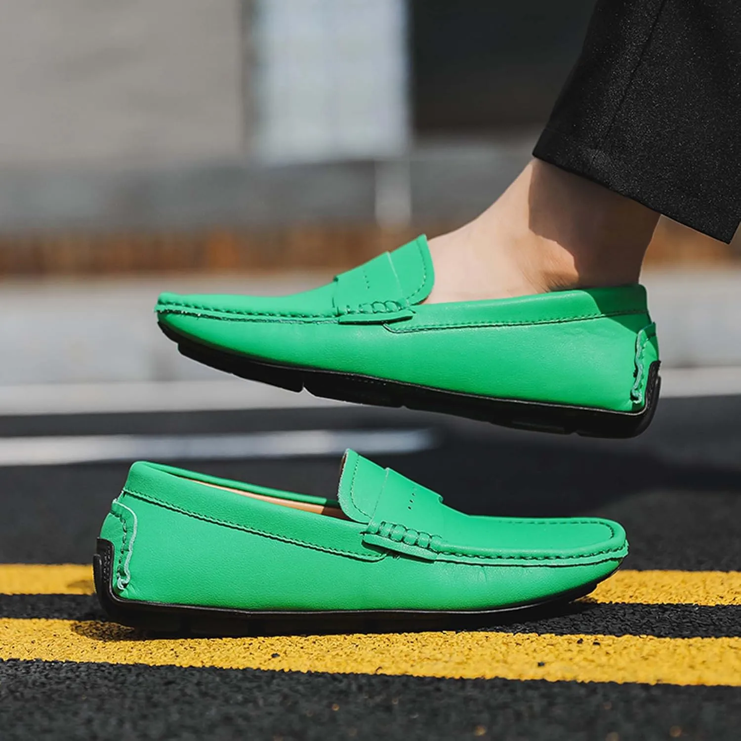 Men's Loafers-Comfortable Driving Shoes-Lightweight Casual Shoes-Non-Slip Walking Shoes-Outdoor Casual Walking Shoes-Fashion Sneakers-Large Men's Shoes-5-15 US Sizes