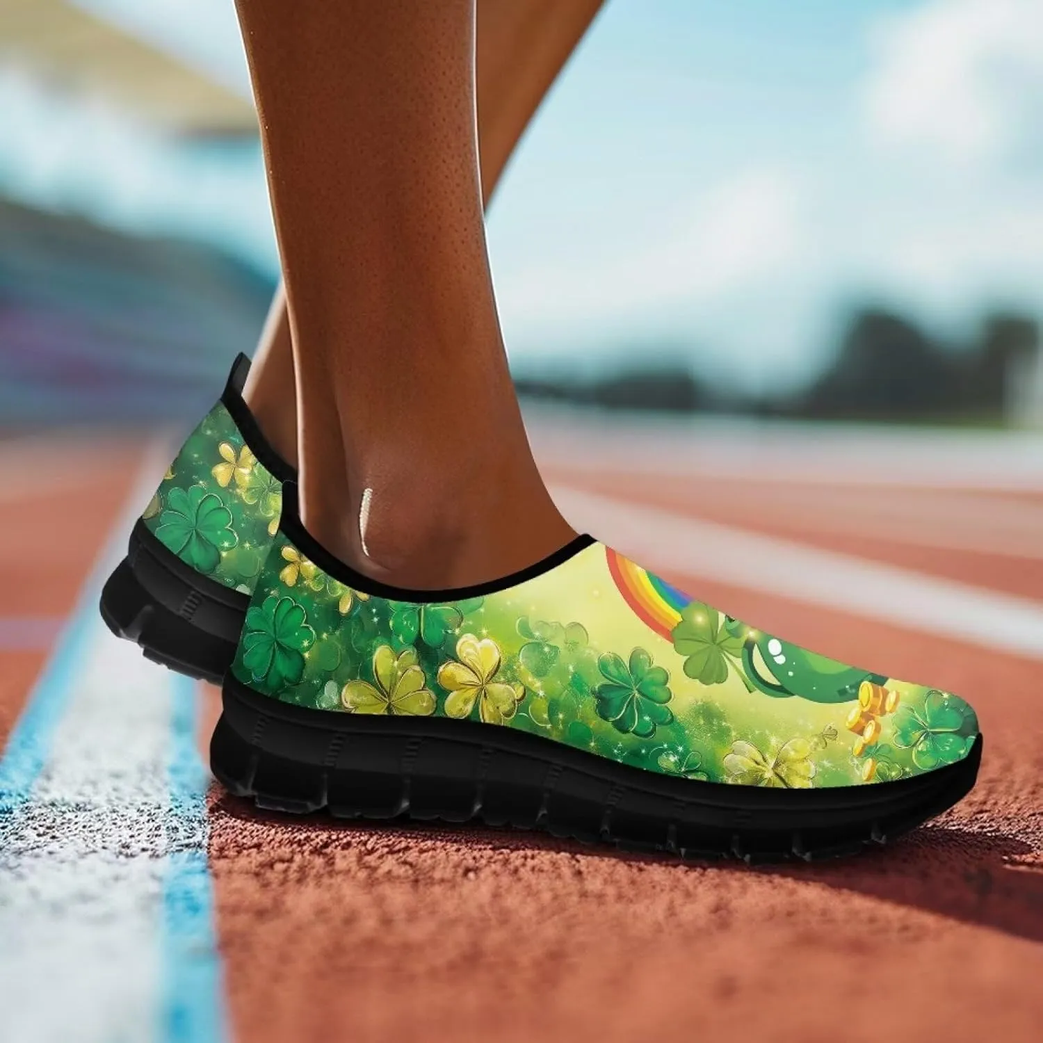 Slip On Tennis Shoes Women Casual Walking Shoes for Office Holiday