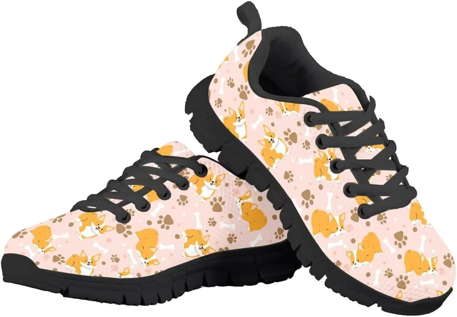 SYtrade Kid Boys Girls Shoes Running/Walking Sports Sneakers Black Sole