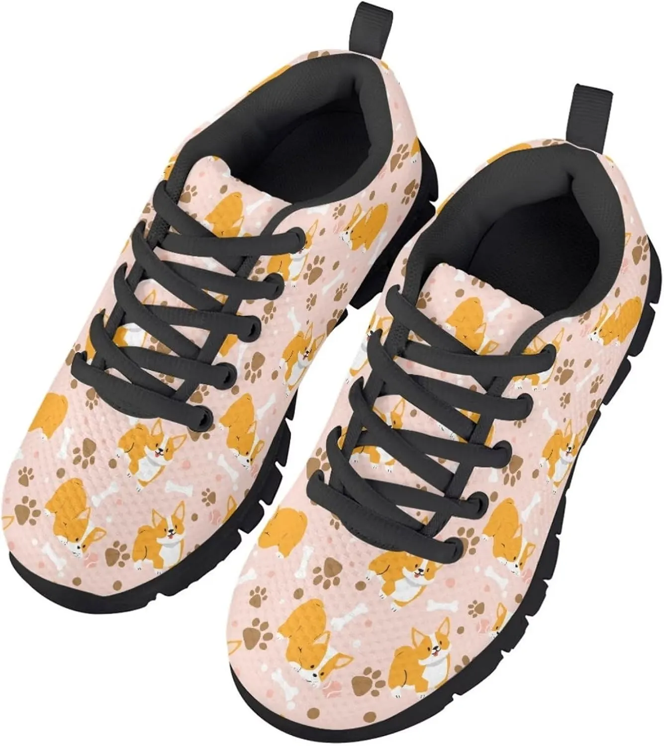 SYtrade Kid Boys Girls Shoes Running/Walking Sports Sneakers Black Sole