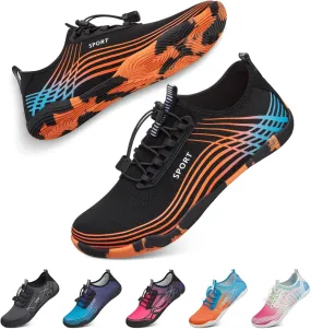 Tanamo Water Shoes for Women Men Quick Dry Swim Beach Barefoot River Aqua Shoes for Hiking Boating Camping Grounding Surfing
