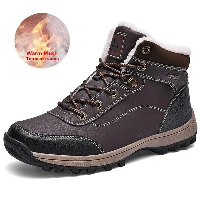 Vancat™ Waterproof Ultra Warm Leather Boots For Men