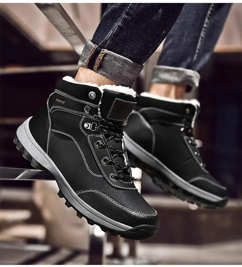 Vancat™ Waterproof Ultra Warm Leather Boots For Men