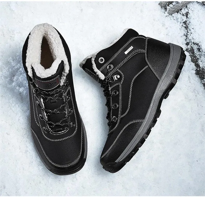 Vancat™ Waterproof Ultra Warm Leather Boots For Men