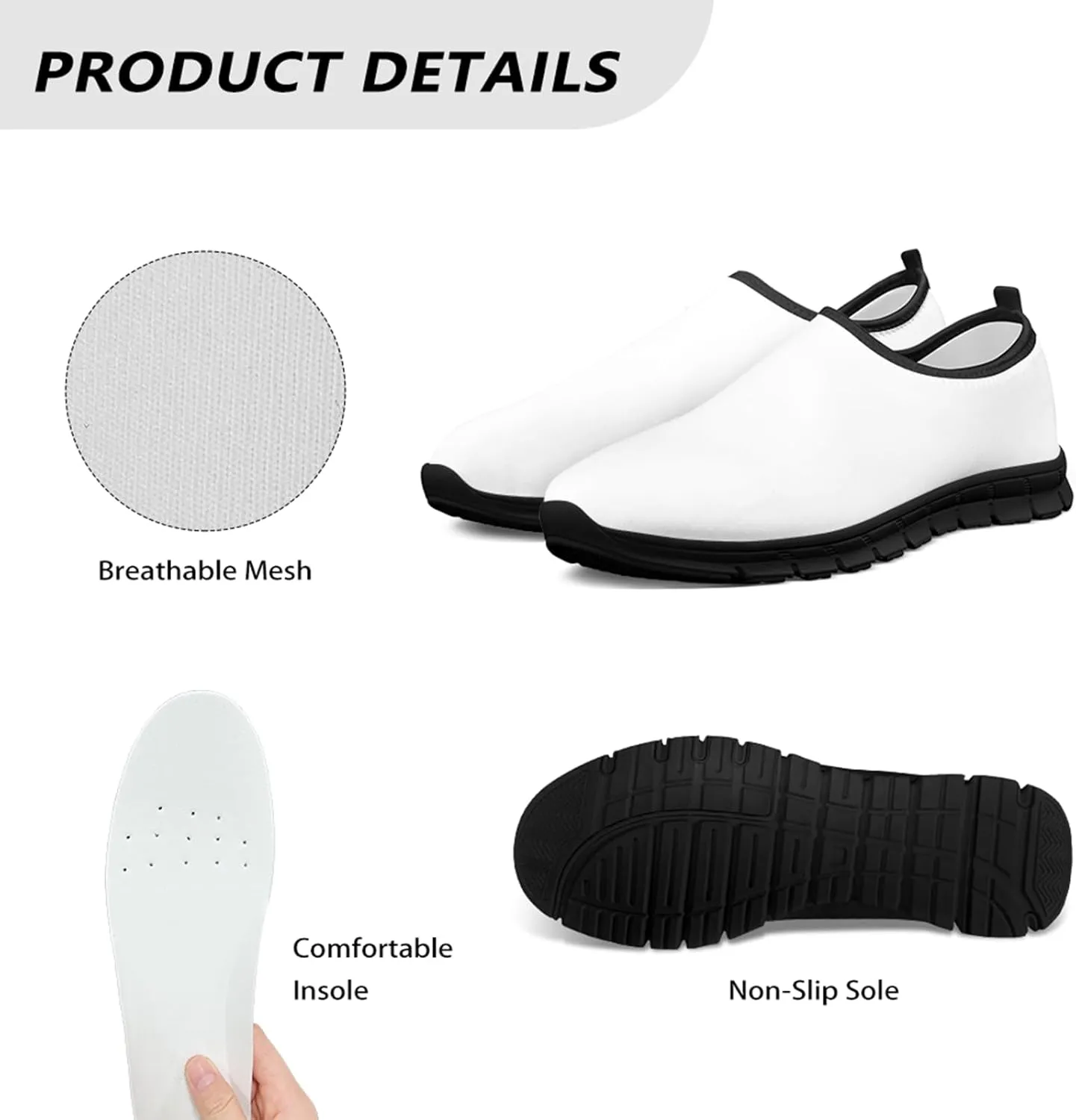 Women Slip On Shoes Casual Walking Shoes for Women Comfy Travel Shoes