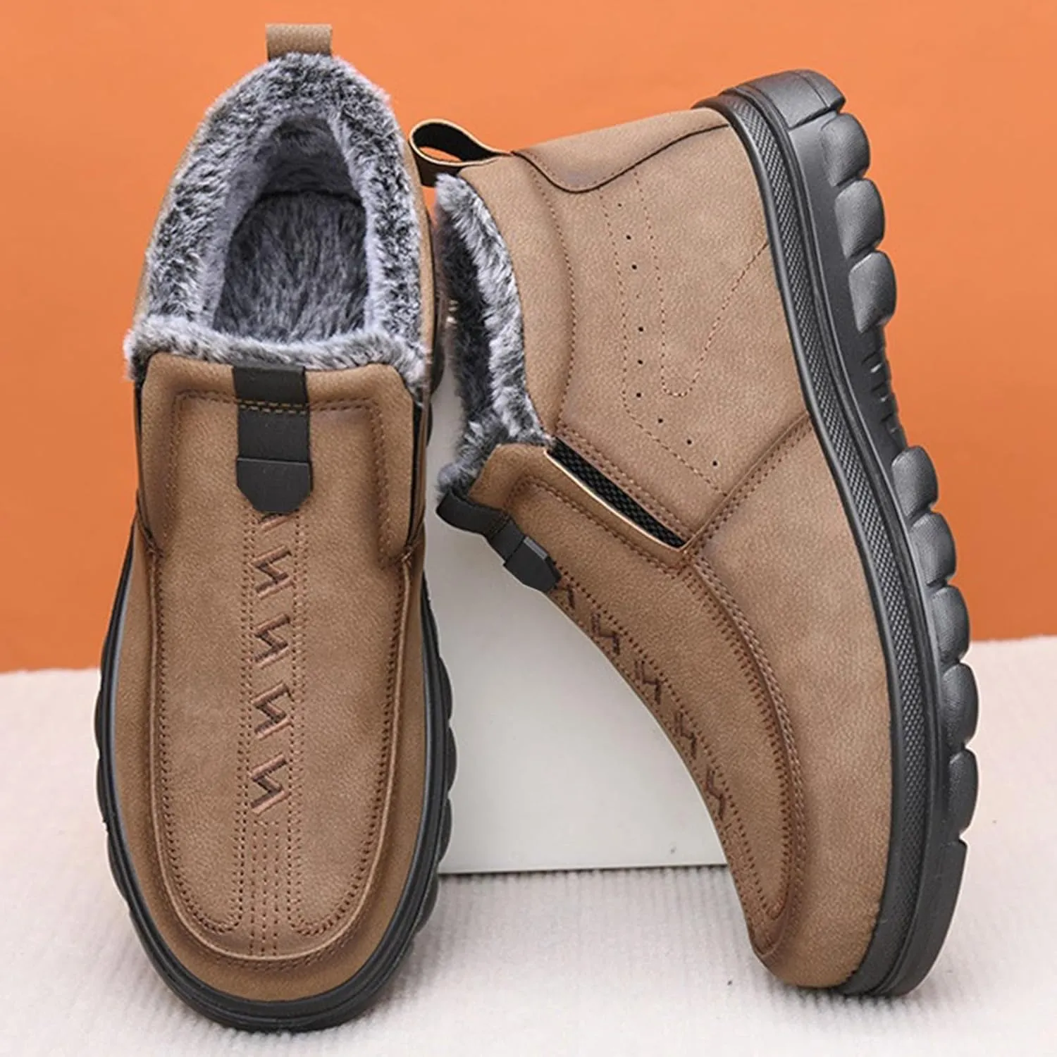 Women Snow Shoes Non-Slip Winter Walking Shoes For Men Plush Lined Hiking Boots Women aterproof Casual Shoes